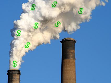 Carbon trading up the stack