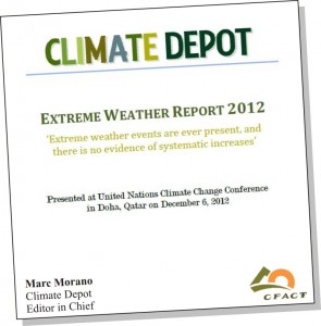 Extreme weather report cover CFACT angle