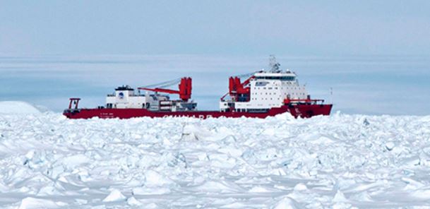 Chinese ice breaker stuck too