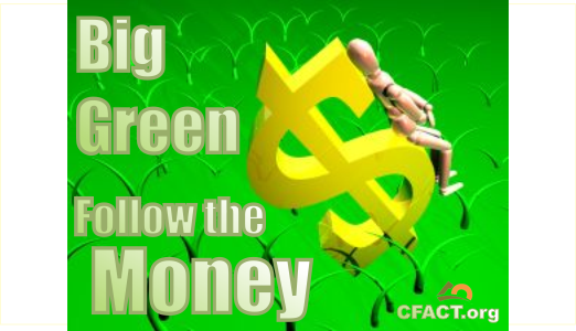 Big Green follow the money CFACT Org