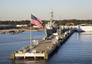 No, global warming and sea level rise are not threatening naval facilities
