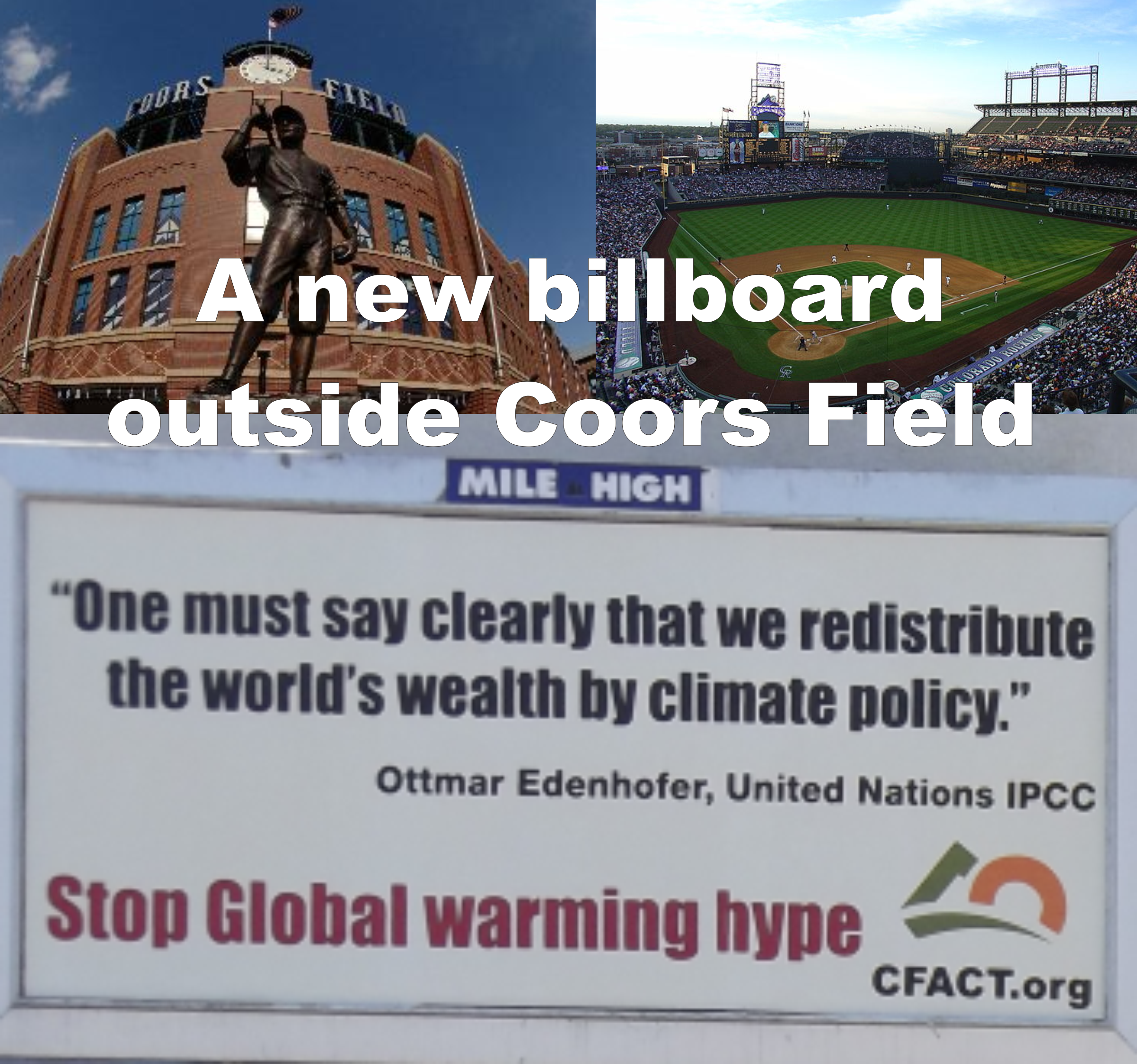 Coors field billboard