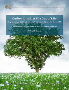 Carbon Dioxide: The Gas of Life