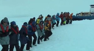 Warmists trapped in antarctic ice