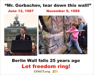25 years Berlin wall falls