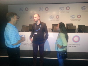 CFACT's Craig Rucker and Christina Norman with Martin Kopp of Fast For Climate