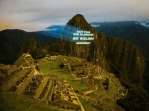 Greenpeace Macchu Picchu