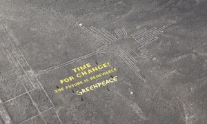 Greenpeace Nazca lines