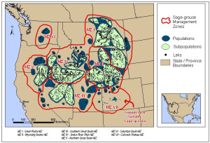 Sage grouse management zones USgov