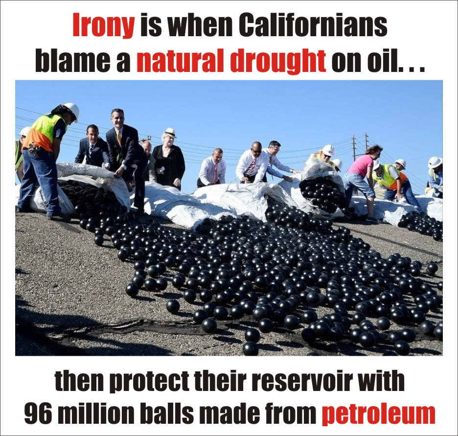 Californians roll 96 million plastic balls into reservoir CFACT