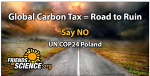 Global carbon tax = road to ruin
