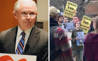 CFACT hosts Sessions on eve of Mueller release.  Protestors attempt to silence.