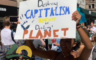 Signs from NYC "Youth Climate Strike" reveal true agenda 9