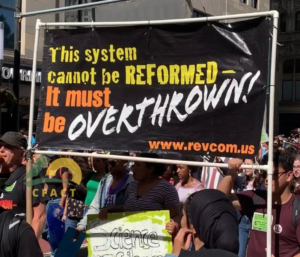 Signs from NYC "Youth Climate Strike" reveal true agenda 1