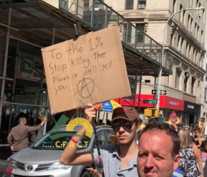 Signs from NYC "Youth Climate Strike" reveal true agenda 3