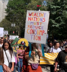 Signs from NYC "Youth Climate Strike" reveal true agenda 4