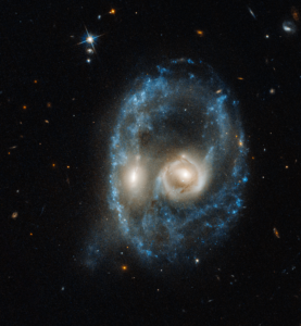 Hubble space telescope finds menacing face looking back at us