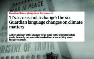 The Guardian goes Orwell on climate