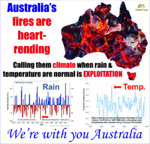Australia's fires are not climate 1