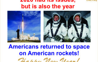 2020 was an excellent year for Americans in space