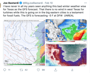 Timeline of my warnings on historic Texas cold