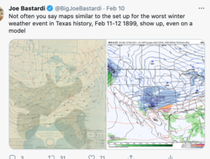 Timeline of my warnings on historic Texas cold 2