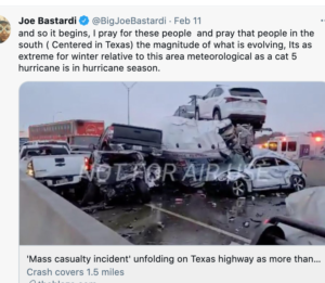 Timeline of my warnings on historic Texas cold 4