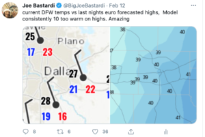Timeline of my warnings on historic Texas cold 6