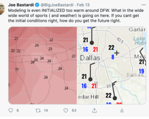 Timeline of my warnings on historic Texas cold 7