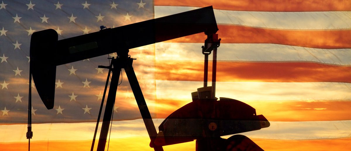 Oil well flag