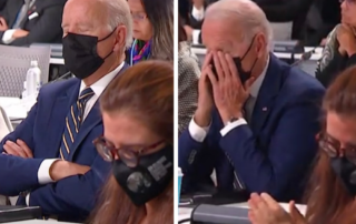 Biden appears to fall asleep during UN COP26 climate talks