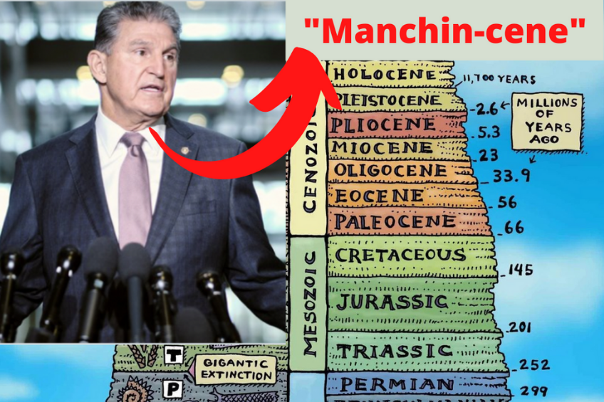 Climate Activists Say Senator Manchin Will Change Earth's Geological Record - Watch New Morano Minute