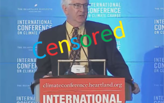 Google censors climate scientist