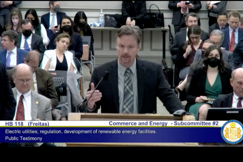CFACT President's testifies against harmful VCEA climate law before the Virginia House of Delegates
