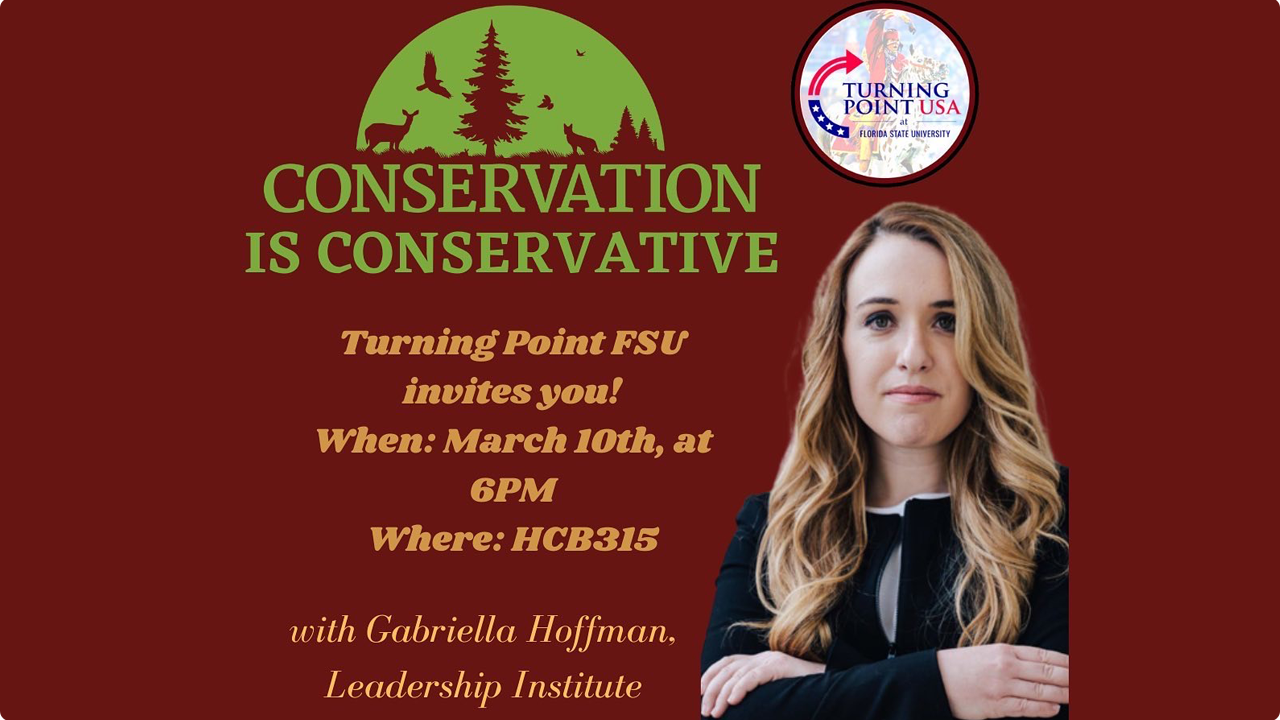 Here’s how to catch CFACT’s Gabby Hoffman speech at Florida State University