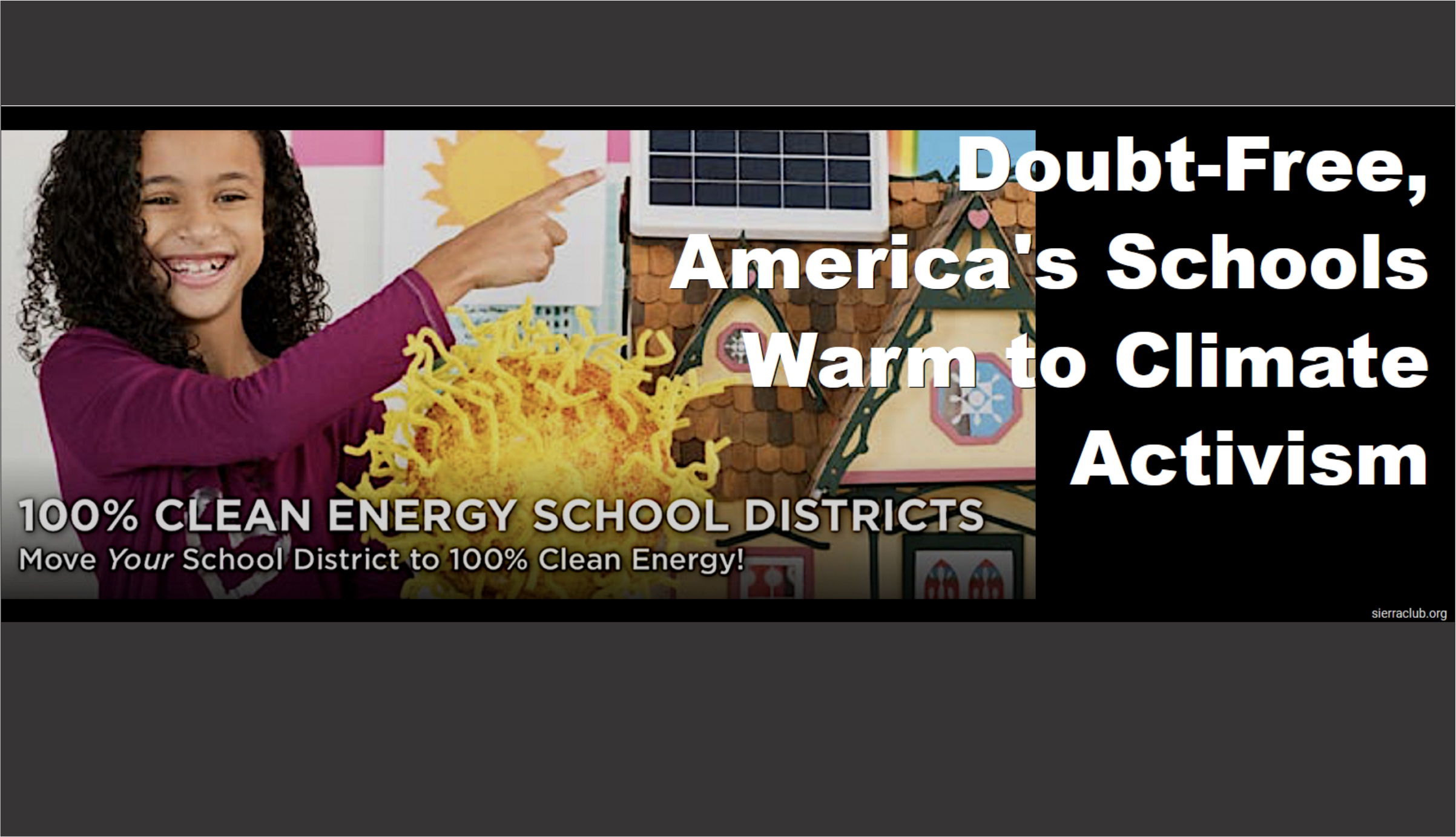 Doubt-free, America's schools warm to climate activism