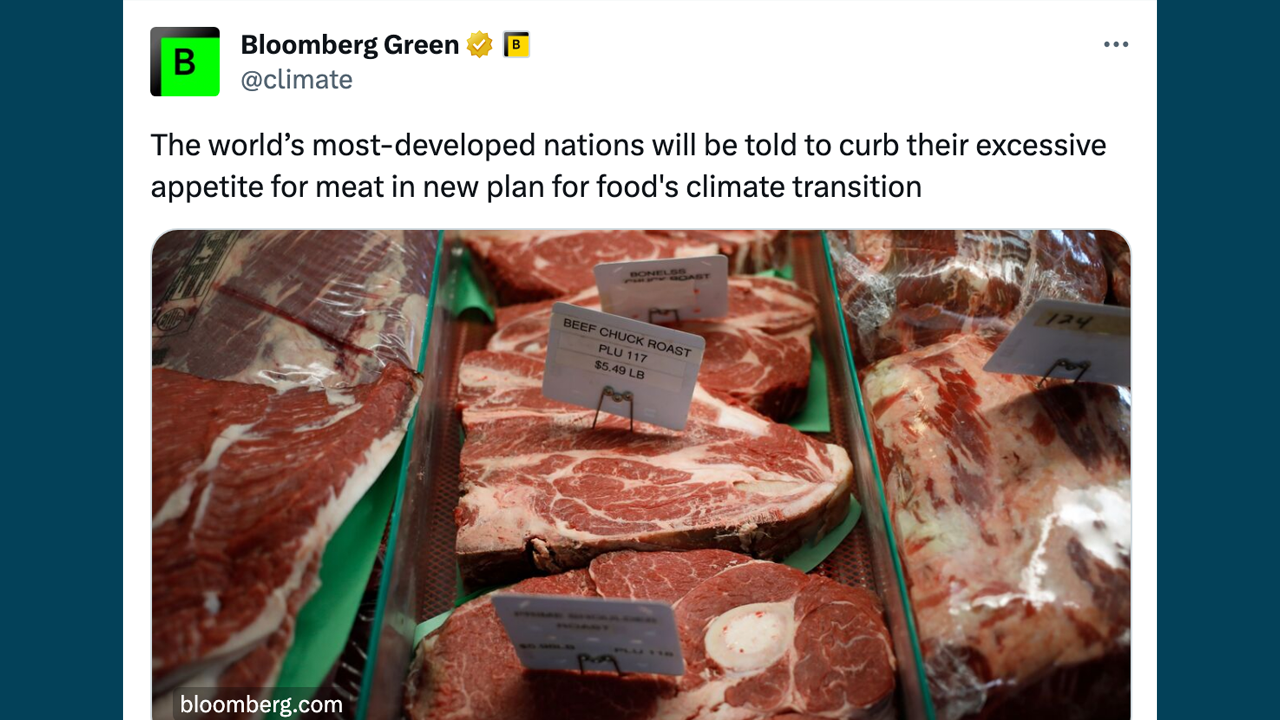 COP28 pushing net-zero meat plan in Dubai