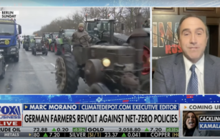 Watch: Morano on Fox on CEO angst over climate regs & German farmer protest