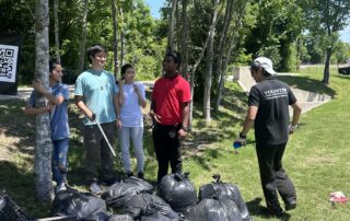 Driessen Fellow Organizes Litter Cleanup at Historic Cemetery