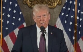 President Trump announces big wind rollback at press conference