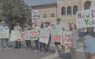 CFACT Collegians Say “No” to Michael Mann 4