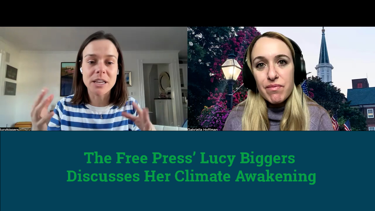 Former climate activist Lucy Biggers discusses her climate awakening