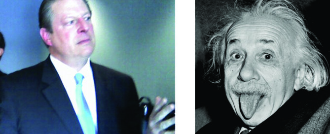 Einstein admitted he was wrong... we apparently can’t expect as much Al Gore.