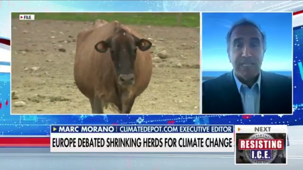 Morano on Fox on Europe retreating from meat & cow emissions restrictions