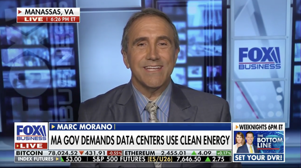 Watch: Morano on Fox on Massachusetts ‘green energy’ mandate for data centers