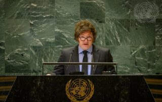 Argentina President Milei took on the UN