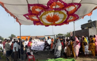 CFACT drills drinking well for Mahada housing settlement in India